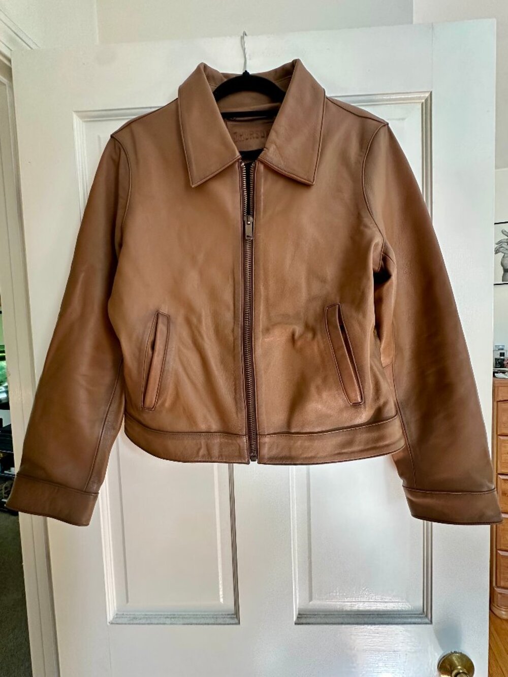 Thursday Edition Jacket in Walnut Leather